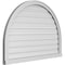 Ekena Millwork Round Top Surface Mount PVC Gable Vent: Functional, w/ 2"W x 2"P Brickmould Sill Frame, 42"W x 30"H GVPRT42X3003SF - alternate 4